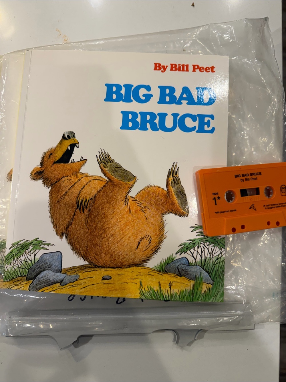 Big Bad Bruce Children’s Book with Cassette